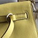 Hermes Kelly Danse Handmade Bag In Jaune Swift Leather