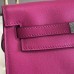 Hermes Kelly Danse Handmade Bag In Magnolia Swift Leather