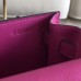 Hermes Kelly Danse Handmade Bag In Rose Purple Swift Leather