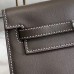 Hermes Kelly Danse Handmade Bag In Taupe Swift Leather