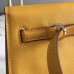 Hermes Kelly Danse Handmade Bag In Yellow Swift Leather