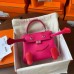Hermes Kelly Doll Quelle Idole Bag in Rose Mexico Swift Calfskin