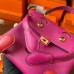 Hermes Kelly Doll Quelle Idole Bag in Rose Purple Swift Calfskin