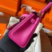 Hermes Kelly Doll Quelle Idole Bag in Rose Purple Swift Calfskin