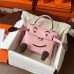 Hermes Kelly Doll Quelle Idole Bag in Rose Sakura Swift Calfskin