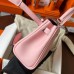 Hermes Kelly Doll Quelle Idole Bag in Rose Sakura Swift Calfskin