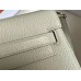 Hermes Kelly Elan Handmade Bag In Craie Chevre Mysore Leather