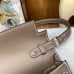 Hermes Kelly Elan Handmade Bag In Taupe Epsom Leather