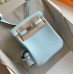 Hermes Kelly Jump Backpack in Blue Brume Swift Calfskin