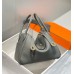 Hermes Lindy 26cm Bag In Gris Meyer Clemence Leather