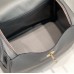 Hermes Lindy 26cm Bag In Gris Meyer Clemence Leather