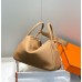 Hermes Lindy 30cm Bag In Chai Clemence Leather