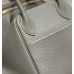 Hermes Lindy 30cm Bag In Gris Meyer Clemence Leather