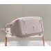 Hermes Lindy 30cm Bag In Mauve Pale Clemence Leather