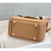 Hermes Lindy Mini Bag In Chai Clemence Leather