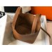 Hermes Brown Picotin Lock MM 22cm Bag