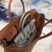 Hermes Brown Clemence Birkin 40cm Handmade Bag