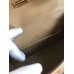 Hermes Kelly Pochette Handmade Bag In Biscuit Swift Calfskin