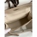 Hermes Kelly Pochette Handmade Bag In Craie Swift Calfskin