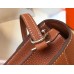Hermes Mini Sac Roulis 18cm Bag In Brown Evercolor Calfskin
