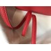 Hermes Mini Sac Roulis 18cm Bag In Red Evercolor Calfskin