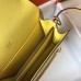Hermes Mini Sac Roulis 18cm Bag In Yellow Evercolor Calfskin