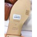 Hermes Oran Sandals In Brown Leather With Stitched Detail
