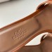 Hermes Oasis Sandals In Brown Swift Leather