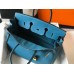 Hermes Birkin 30cm 35cm Bag In Jean Blue Clemence Leather