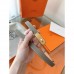 Hermes Etoupe Epsom Kelly Belt With Palladium Hardware