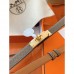 Hermes Etoupe Epsom Kelly Belt With Palladium Hardware