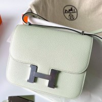 Hermes Constance 18CM Handmade Bag In Vert Fizz Epsom Calfskin