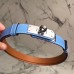 Hermes Kelly 18 Belt In Blue Epsom Leather