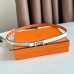 Hermes Ancre Reversible Belt 13MM in Orange Epsom Leather